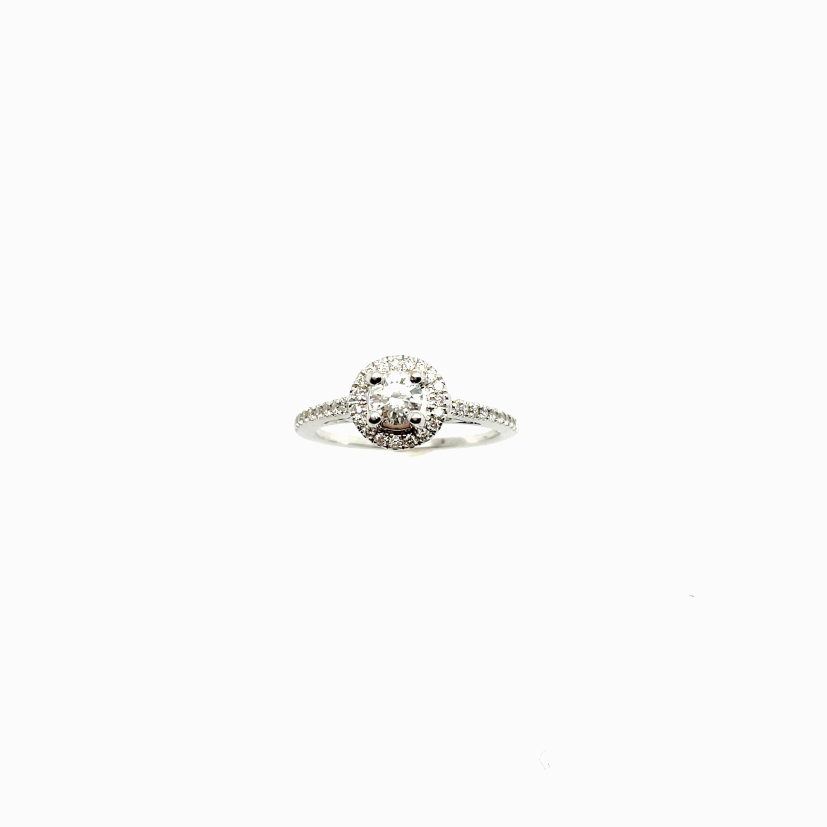 14KW Round Engagement Ring Size 6