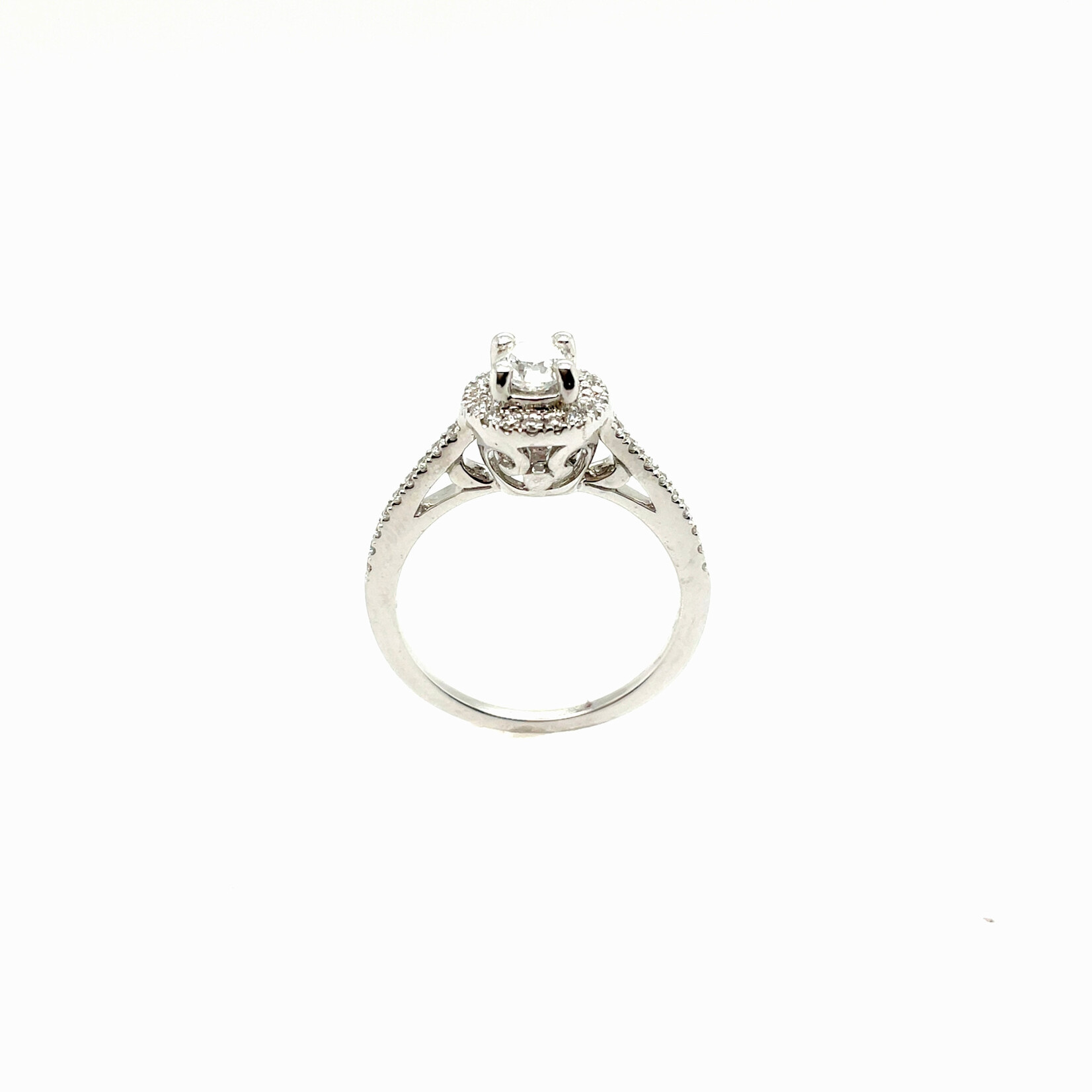 14KW Round Engagement Ring Size 6