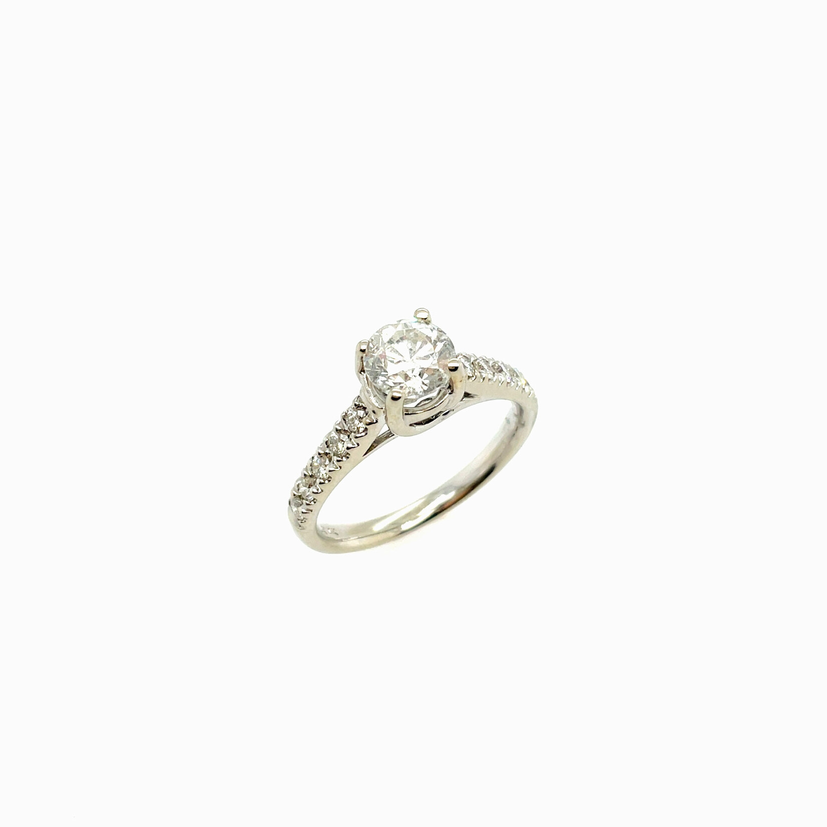 14KW Round Engagement Ring Size 7