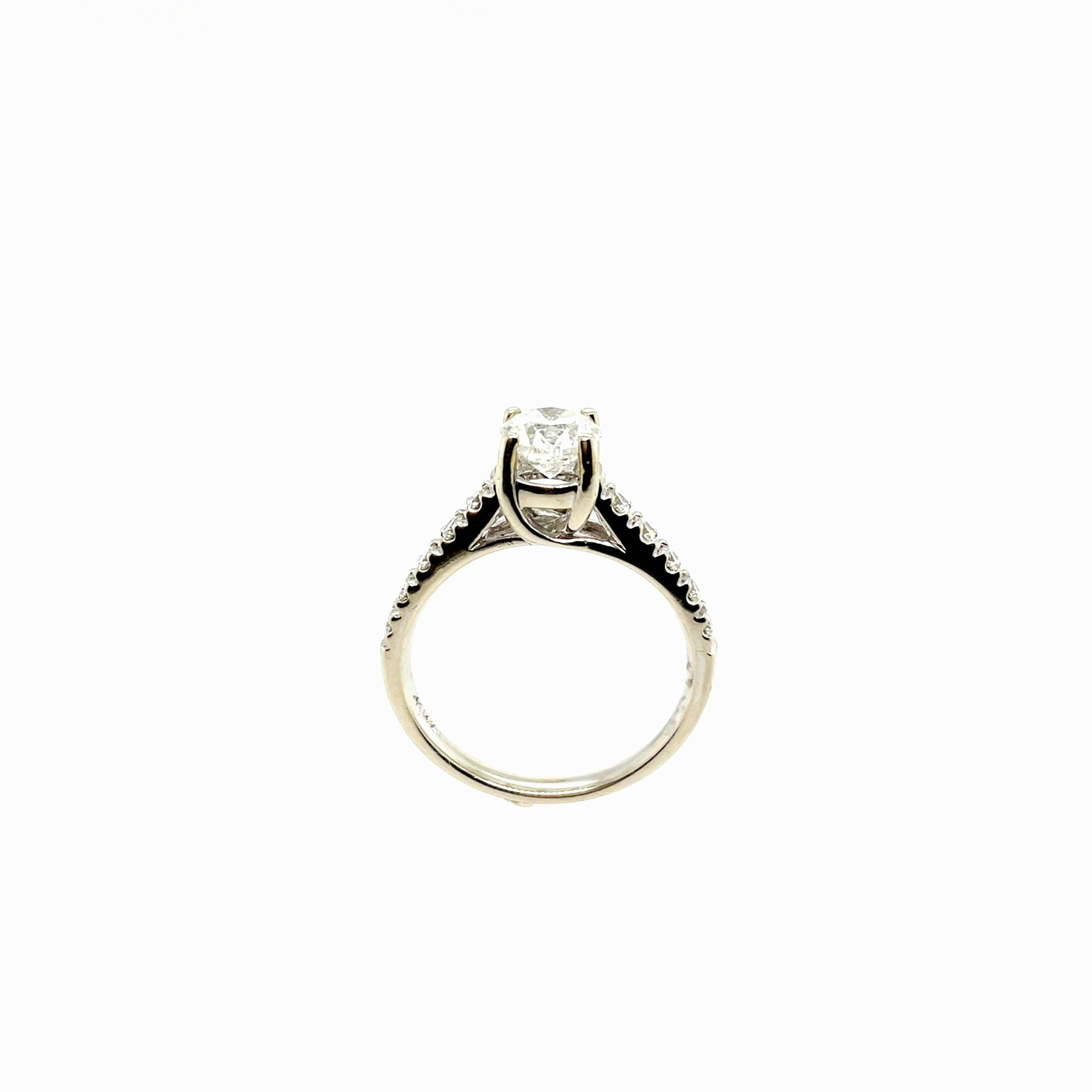 14KW Round Engagement Ring Size 7