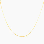 14K Yellow Gold Baby Wheat Chain, 16