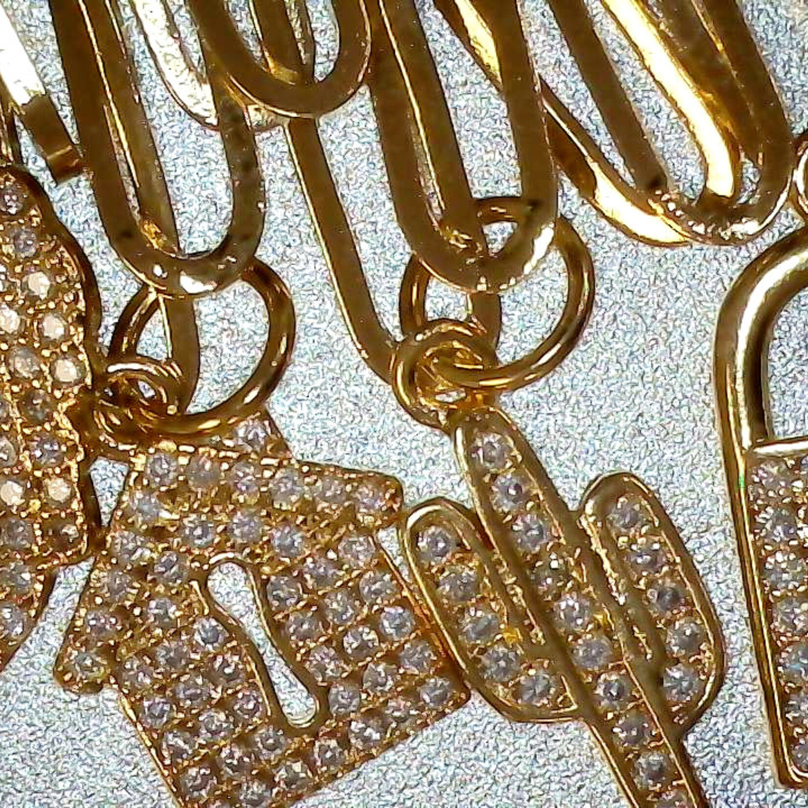 Gold Plated 16-18" Charm Chain, Fashion