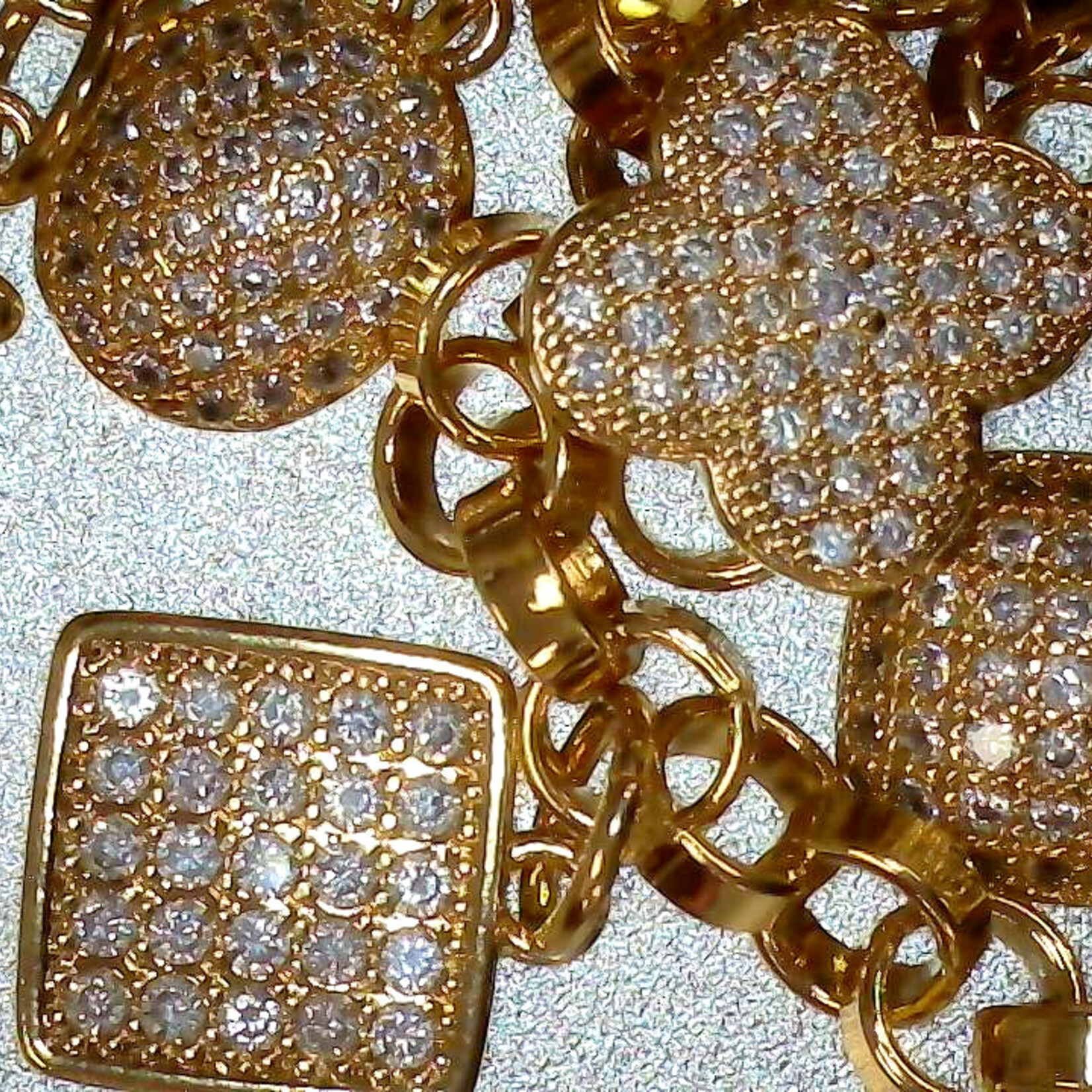 Gold Plated 16-18" Charm Chain, Fashion