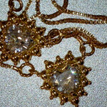 Gold Plated Double Heart Chain, Fashion