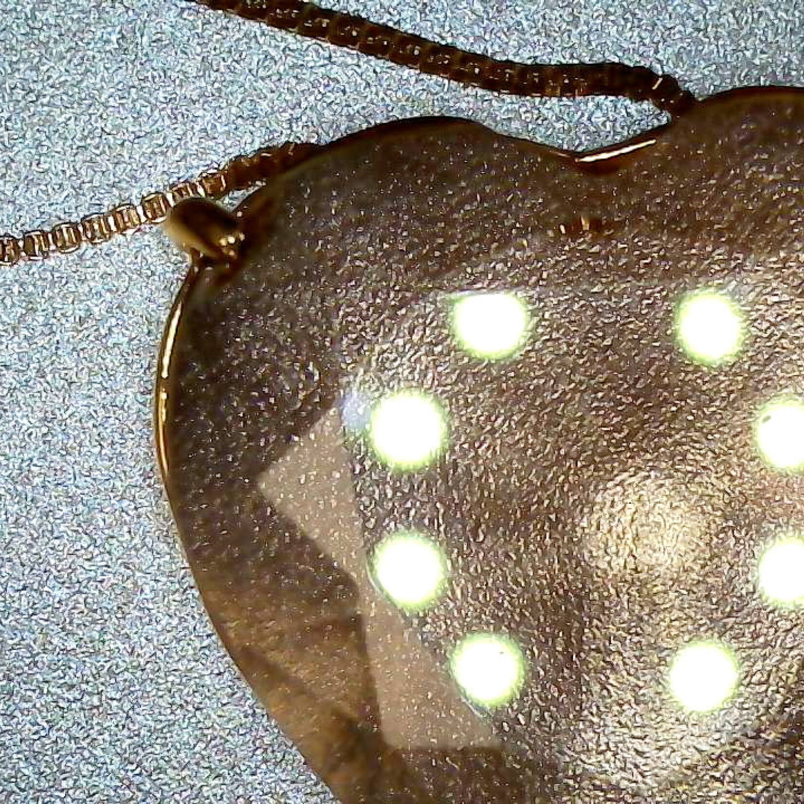 Gold Plated Heart Shape Pendant, Fashion