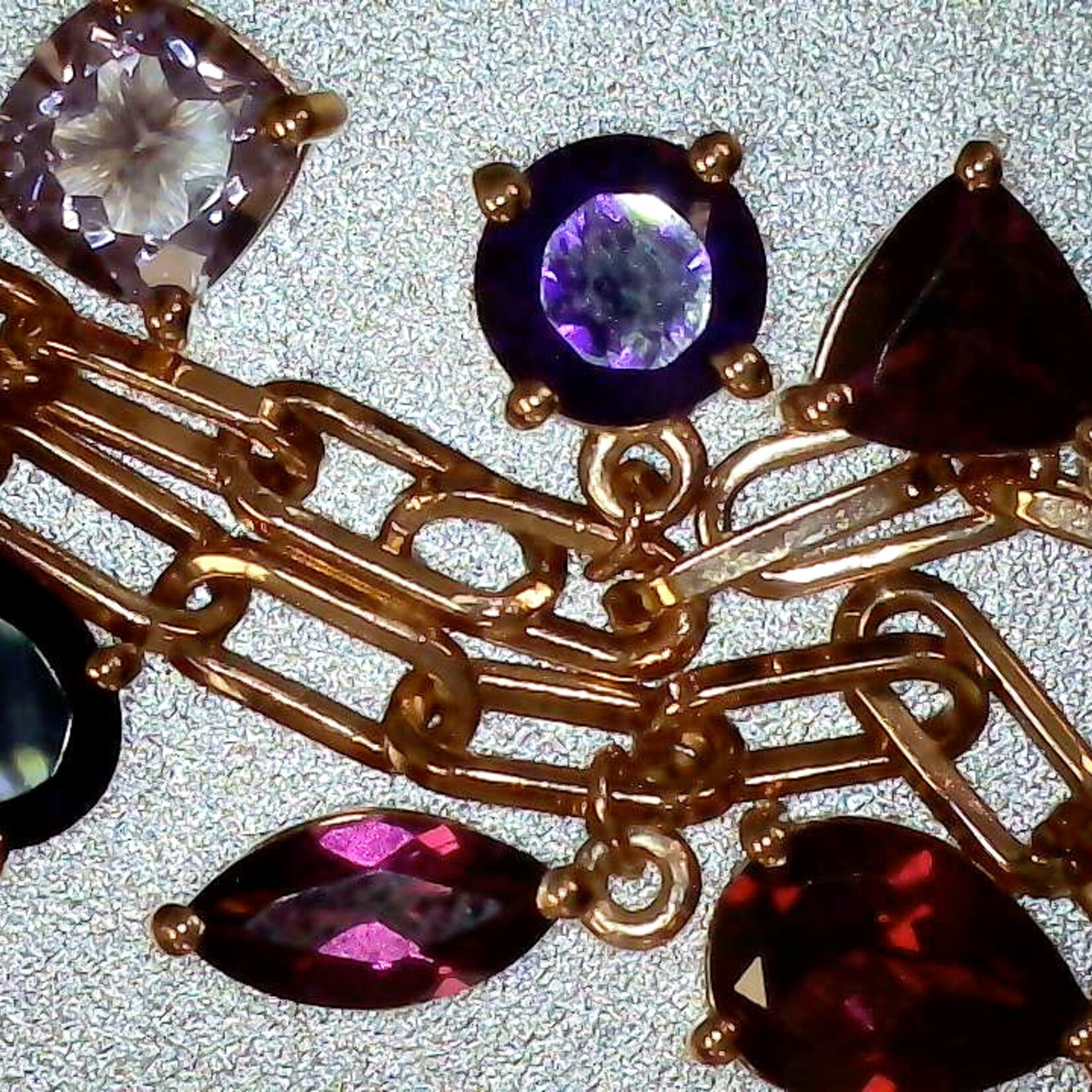 .925 18" Rose Gold Plated Necklace RHO AMY PKAMY