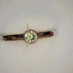 In Season Jewelry Silver Simulated August Birthstone CZ Baby Ring