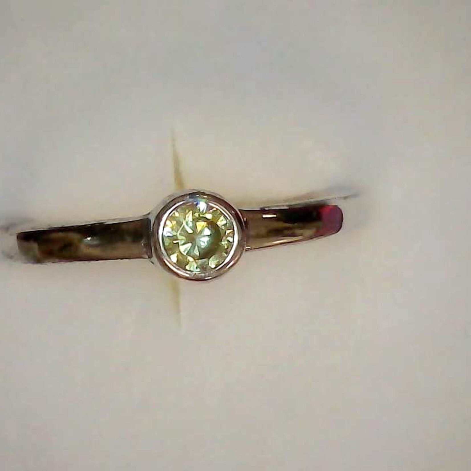 In Season Jewelry Silver Simulated August Birthstone CZ Baby Ring