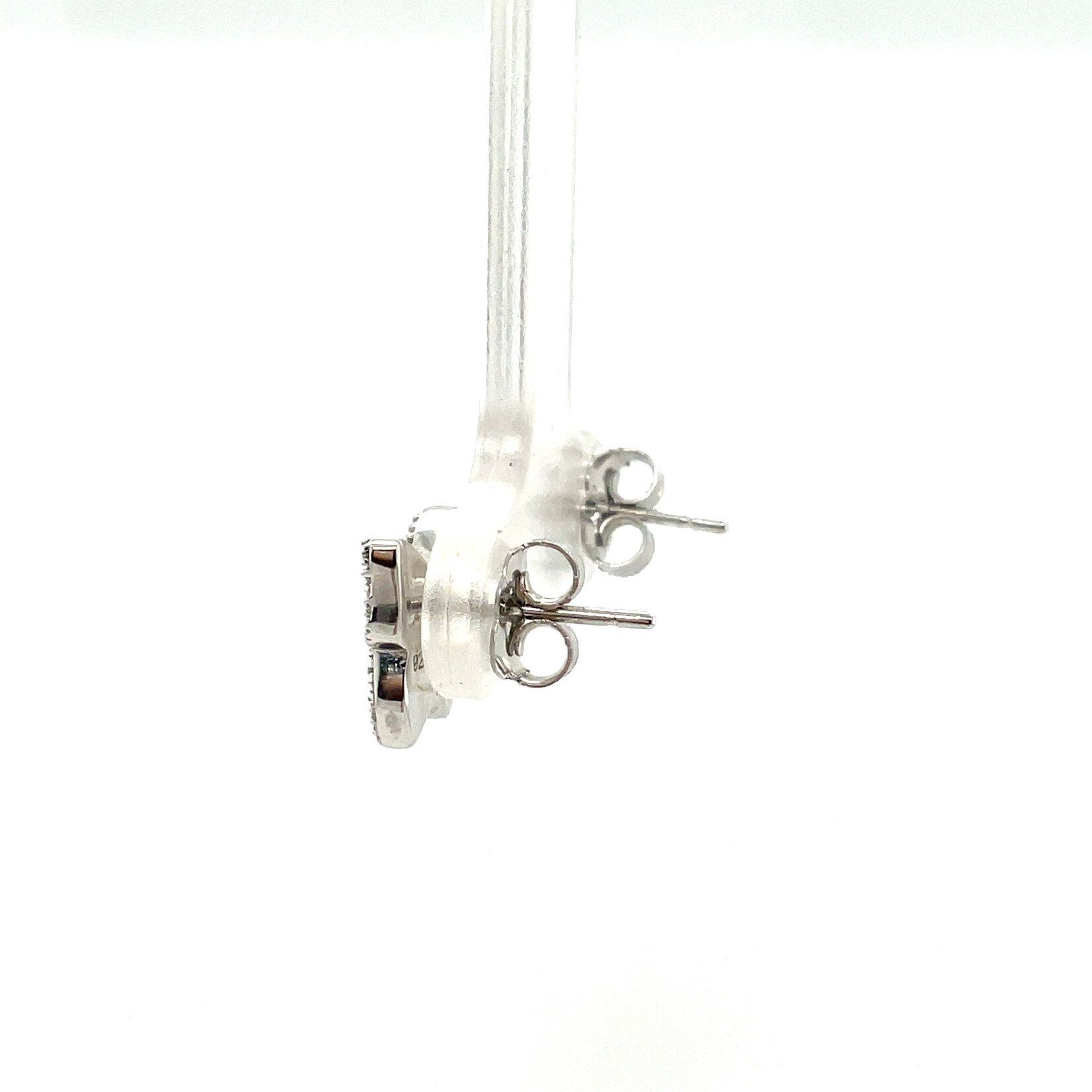 Sterling Silver Diamond Earrings .25 Ctw