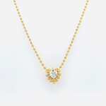 Heart Pendant, Gold Plated, Fashion