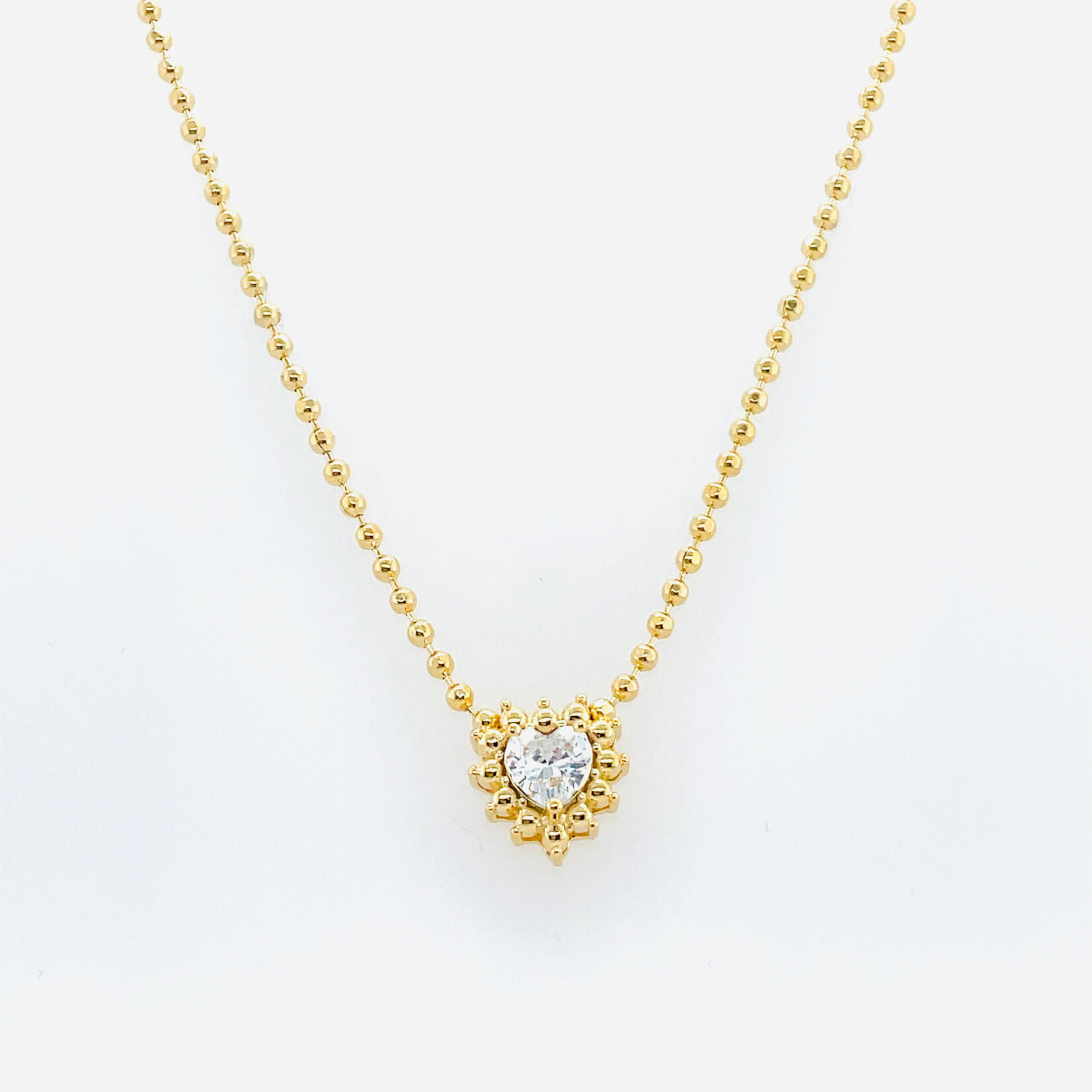 Heart Pendant, Gold Plated, Fashion