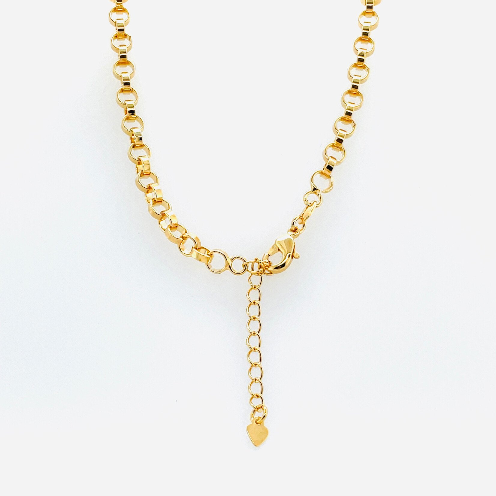 Gold Plated 16-18" Charm Chain, Fashion