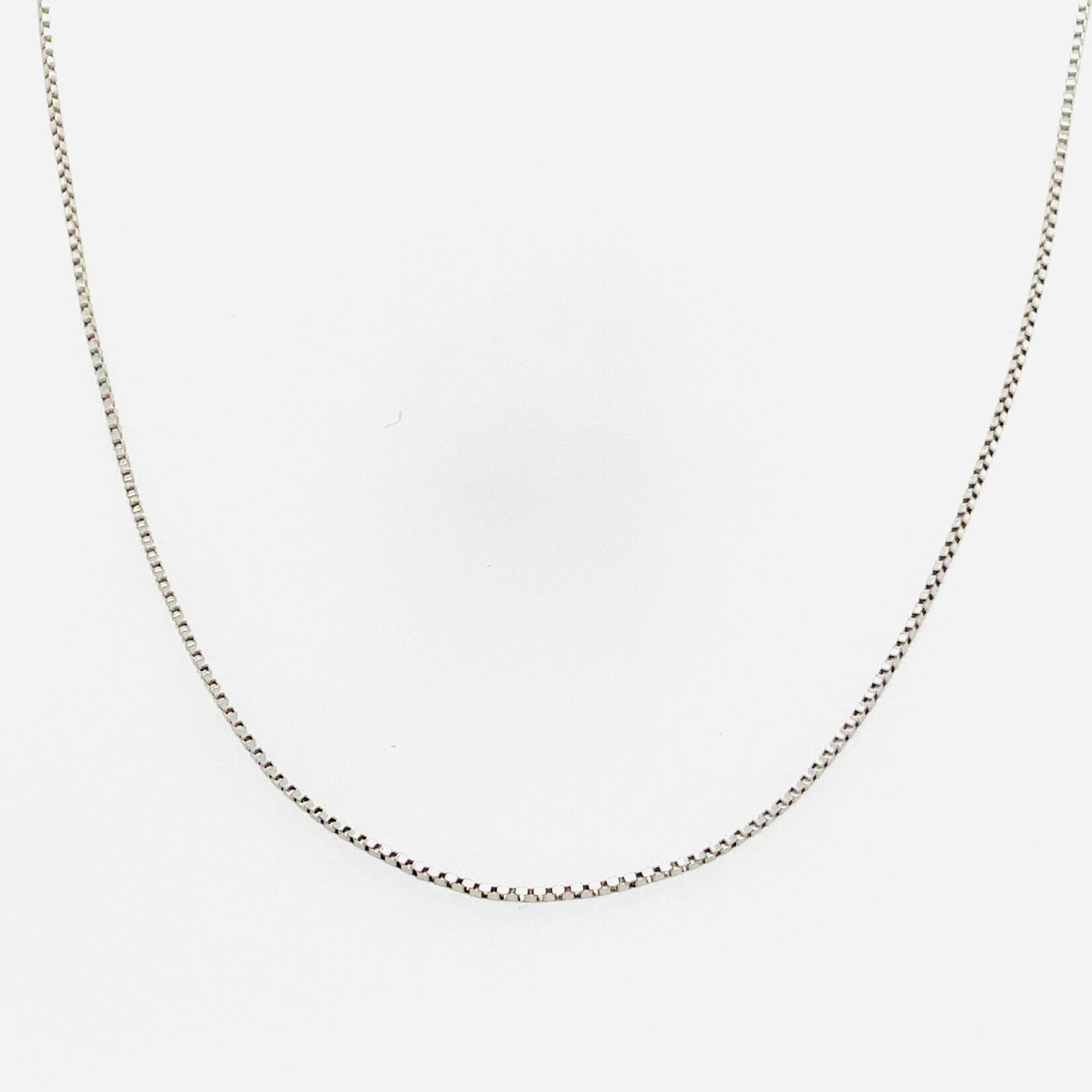 Sterling Silver Box Chain 25"
