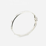 .925 Natural Diamond Bangle 0.20 Ctw
