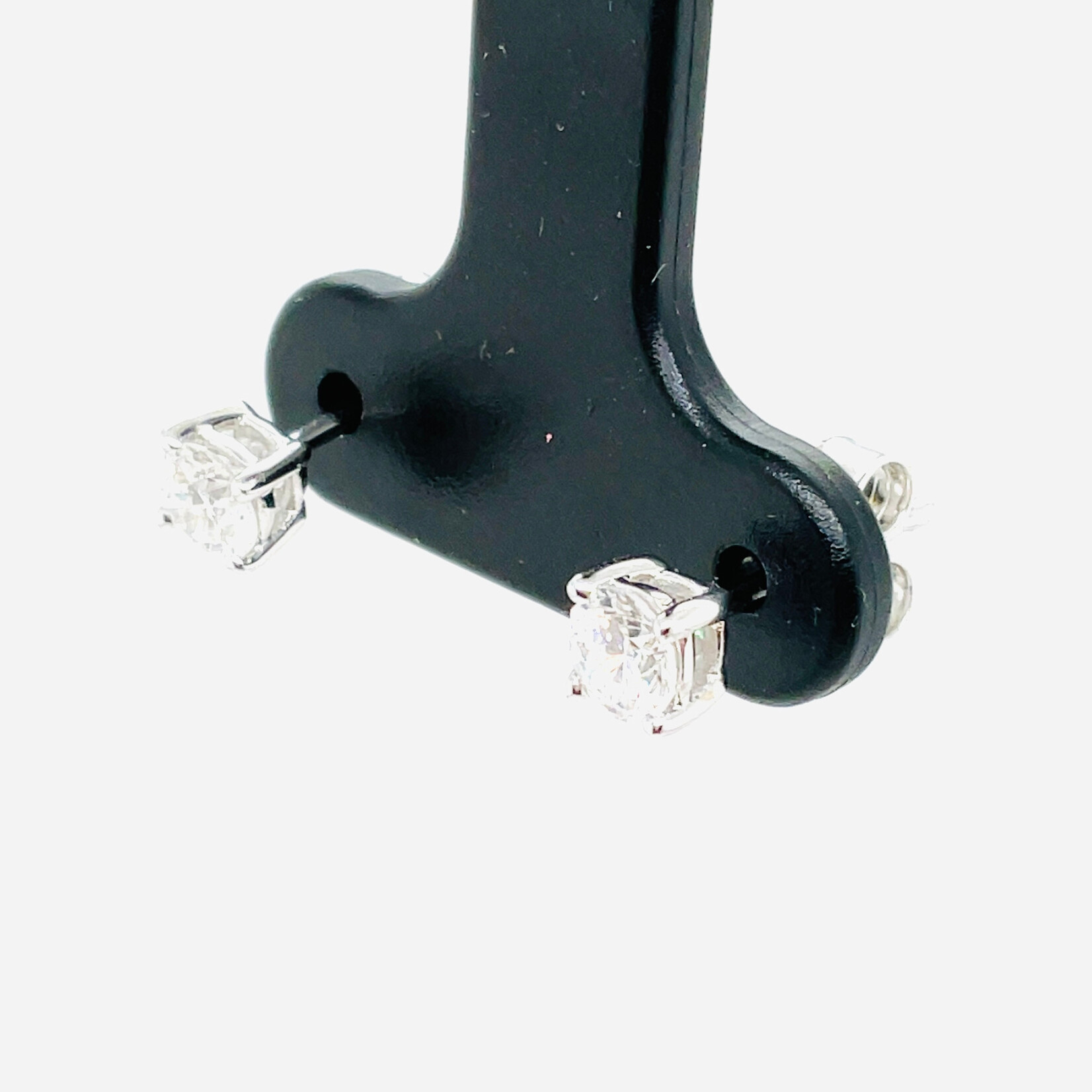 14Kt WG Lab Grown Dia Stud Earrings 0.50 Ctw