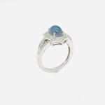 925 Aurora Moonglow Blue Moonstone Size 6