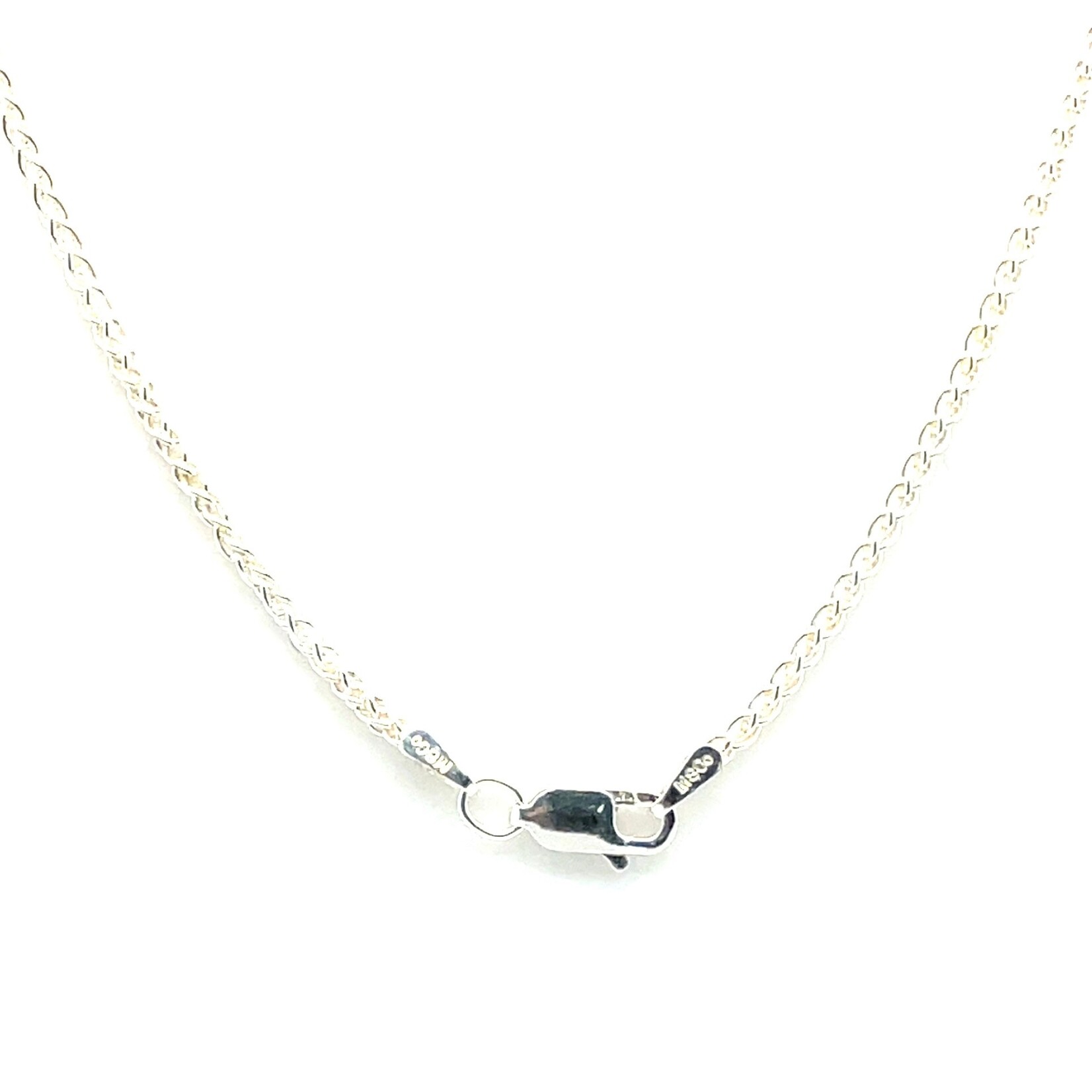 Sterling Silver Wheat Chain 1.8mm 18"