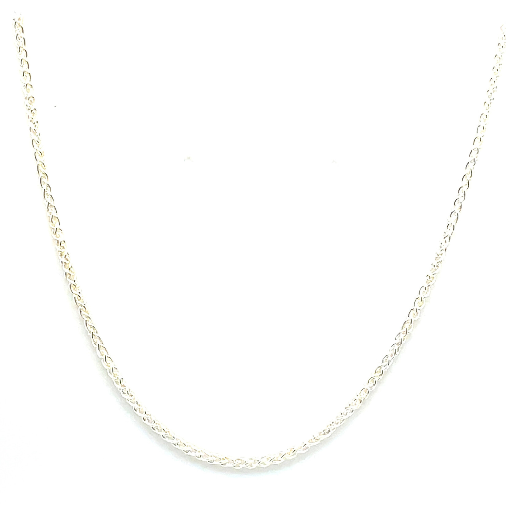Sterling Silver Wheat Chain 1.8mm 18"