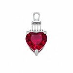 10 KT WG Ruby Pendant