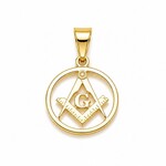 Gold Filled Masonic Charm
