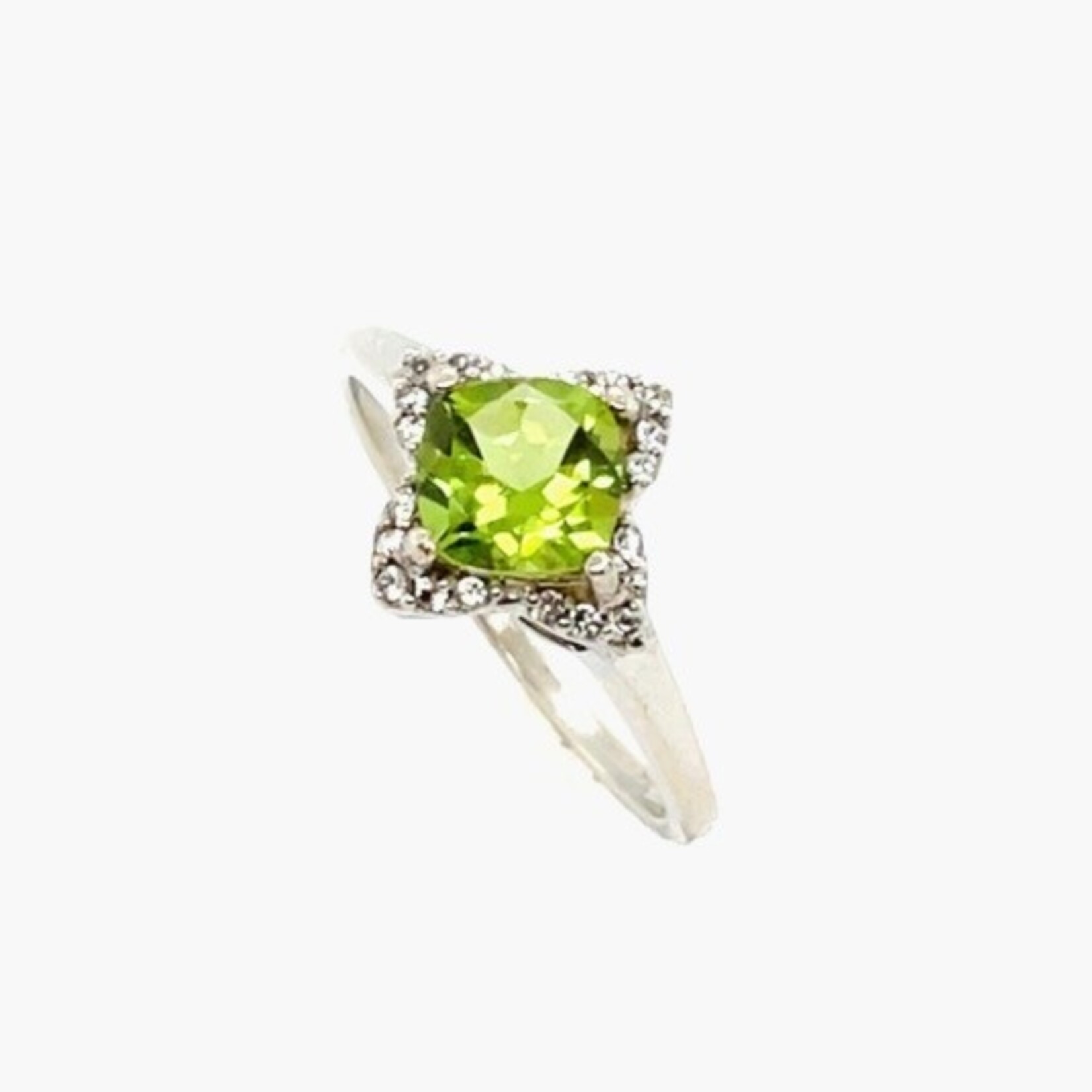 10K Ladies Peridot Ring Size 7.25