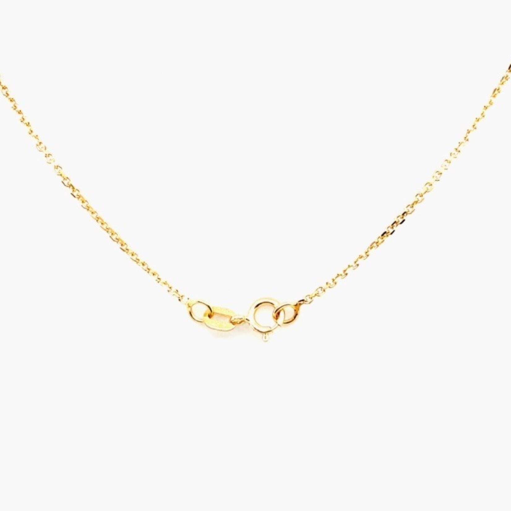 14 Kt Yellow Gold Ladies Multi-color Necklace