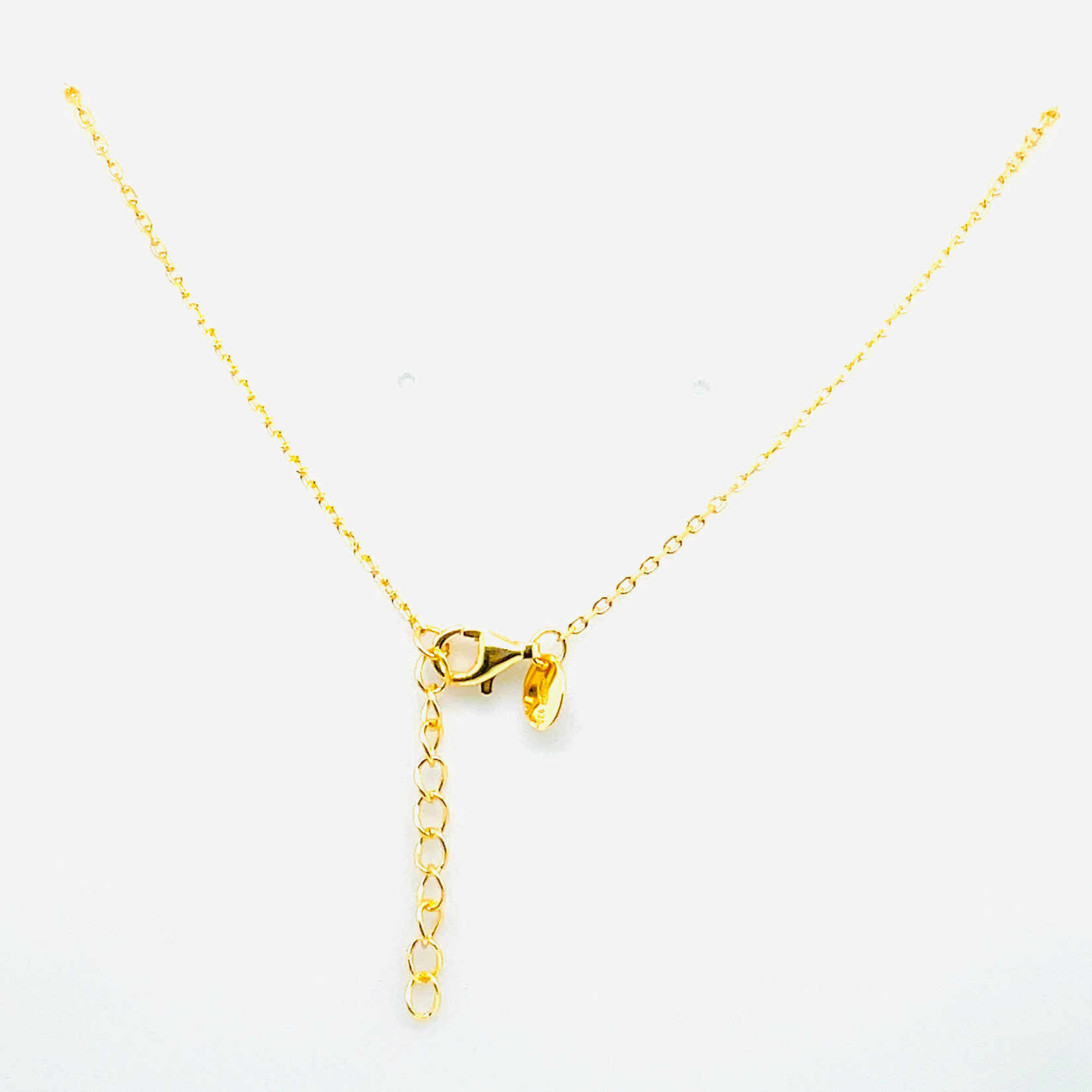 .925 YG Plated D Cut Cable Chain 18"