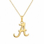 .925 YG Plated Alabama Crimson Tide Necklace