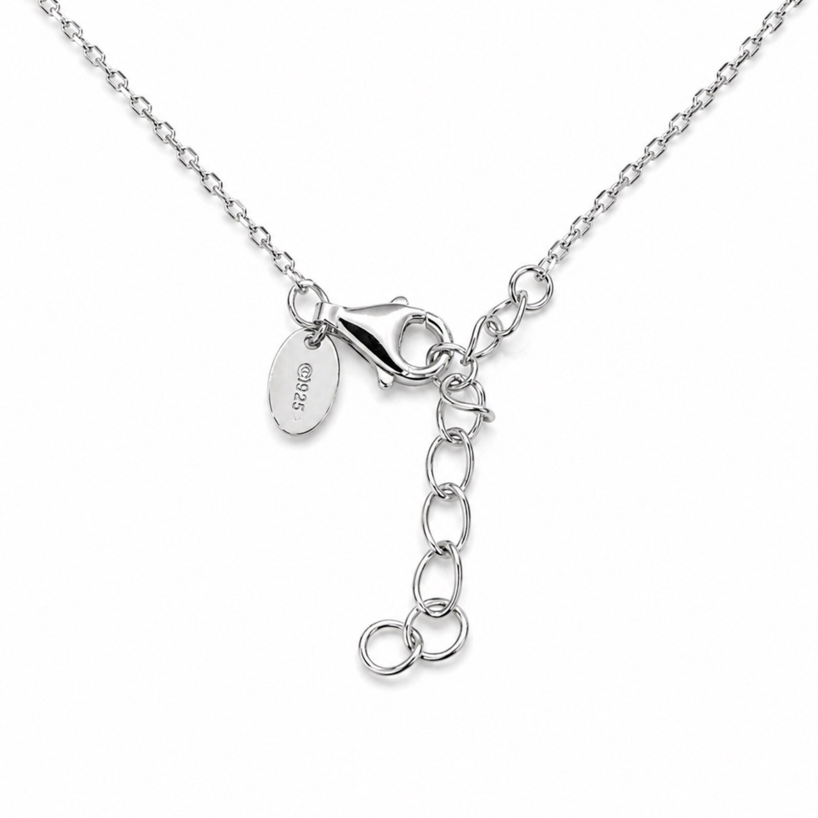 .925 Rhodium Plated Alabama Crimson Tide Necklace