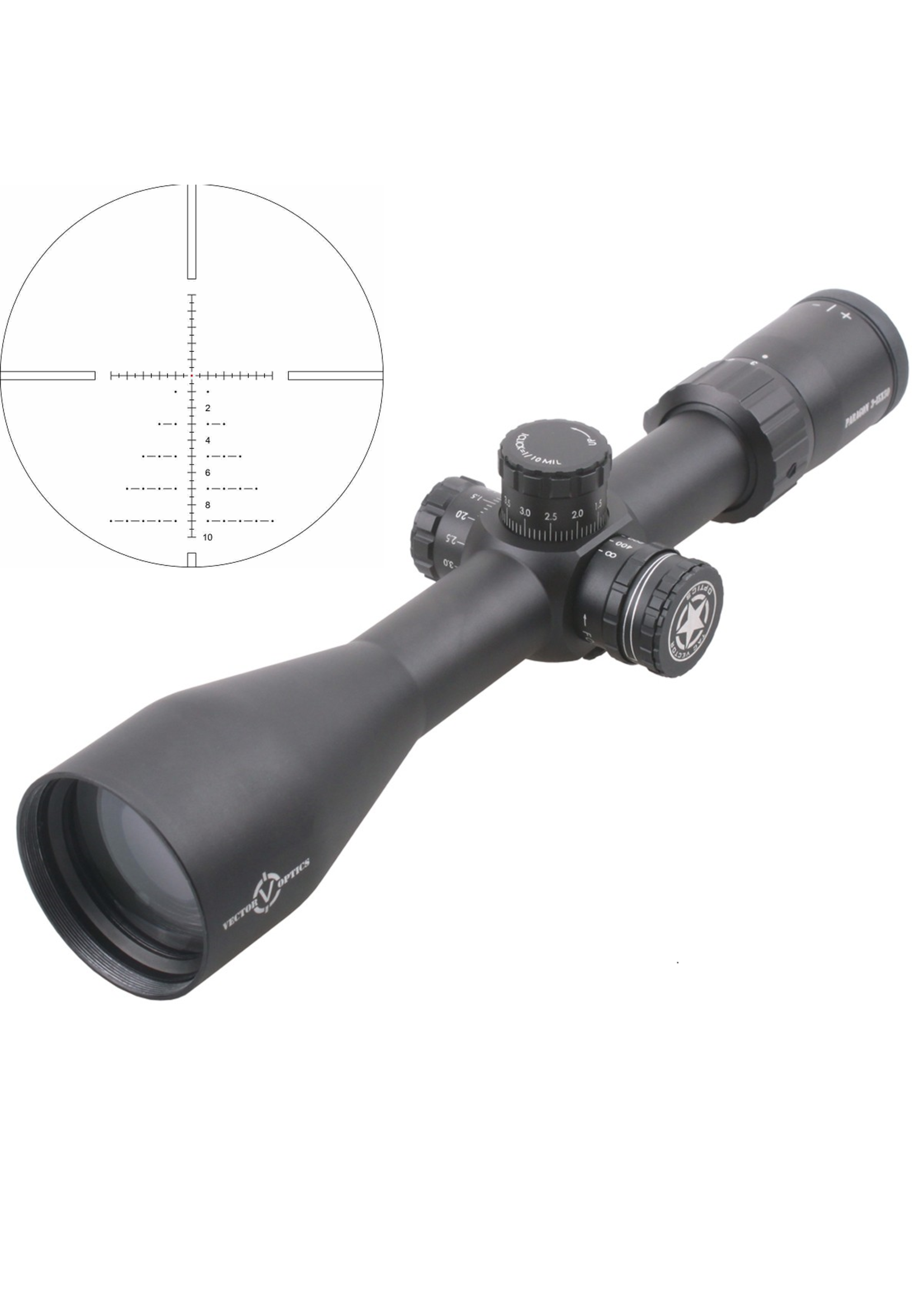 Vector Optics Paragon HD Series SFP Riflescope (Gen1) - opticspice.ca