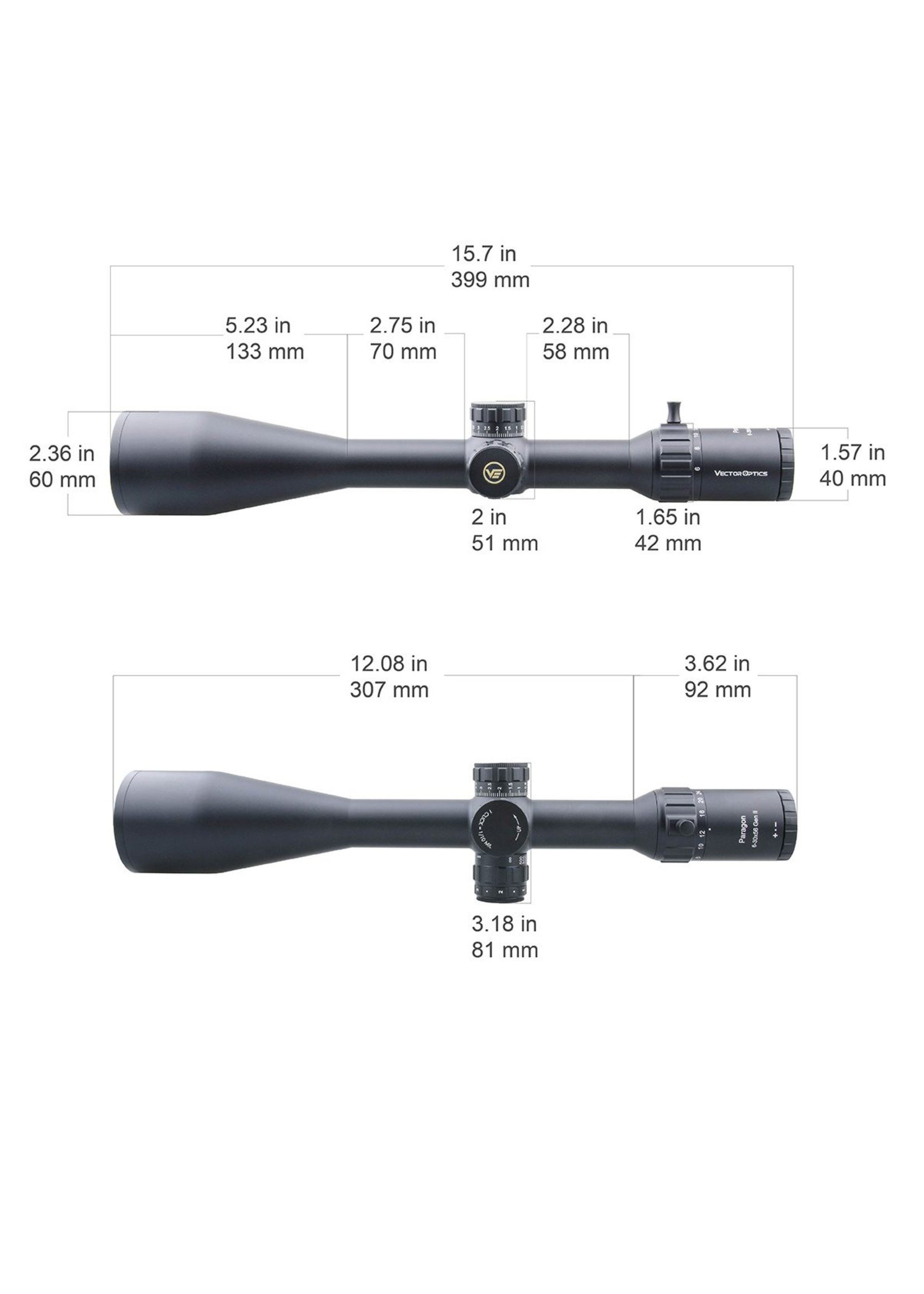 Vector Optics Vector Optics Paragon HD Series SFP  Riflescope  Gen2