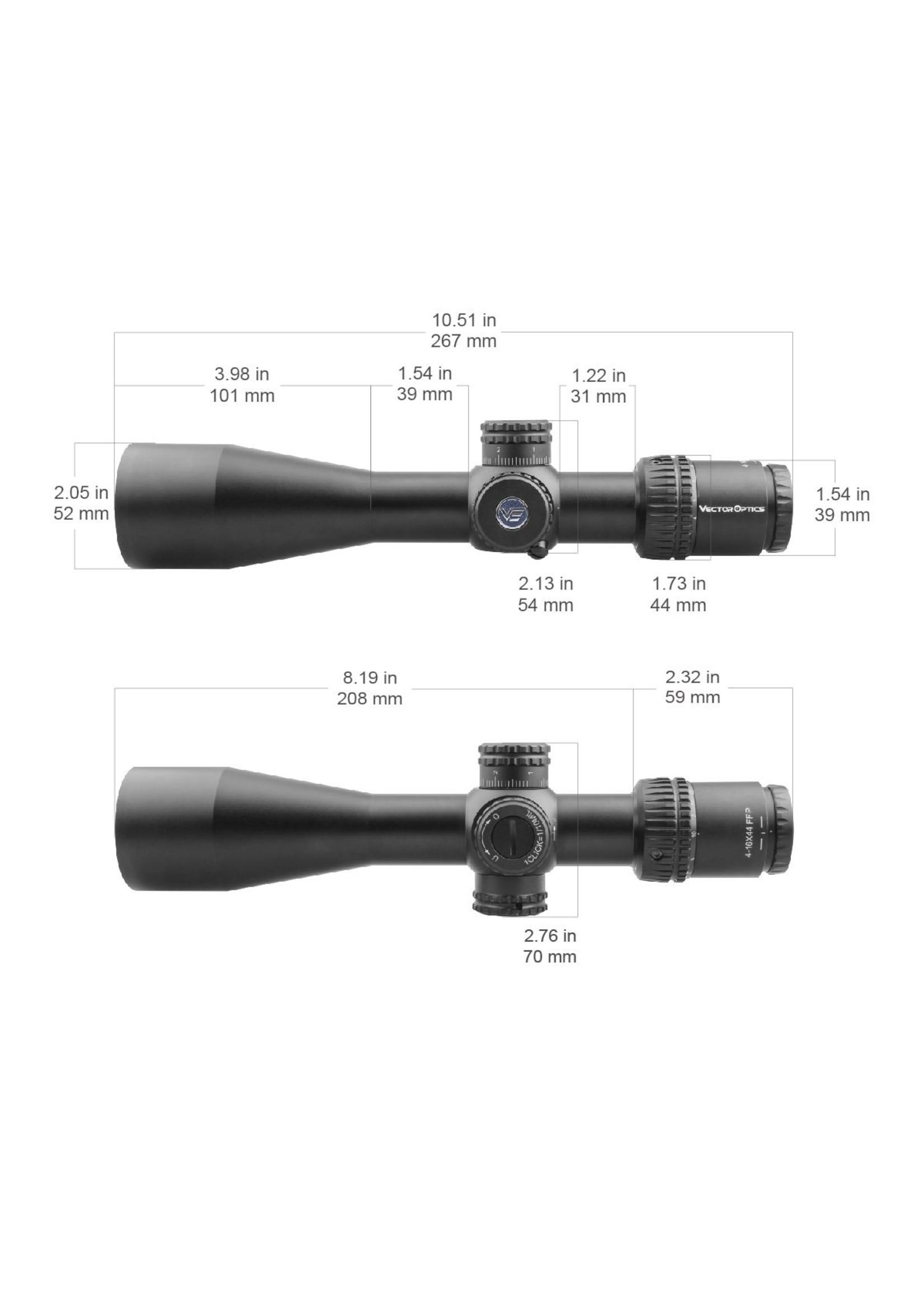 Vector Optics Vector Optics Veyron Series Short-Format Riflescope MARD