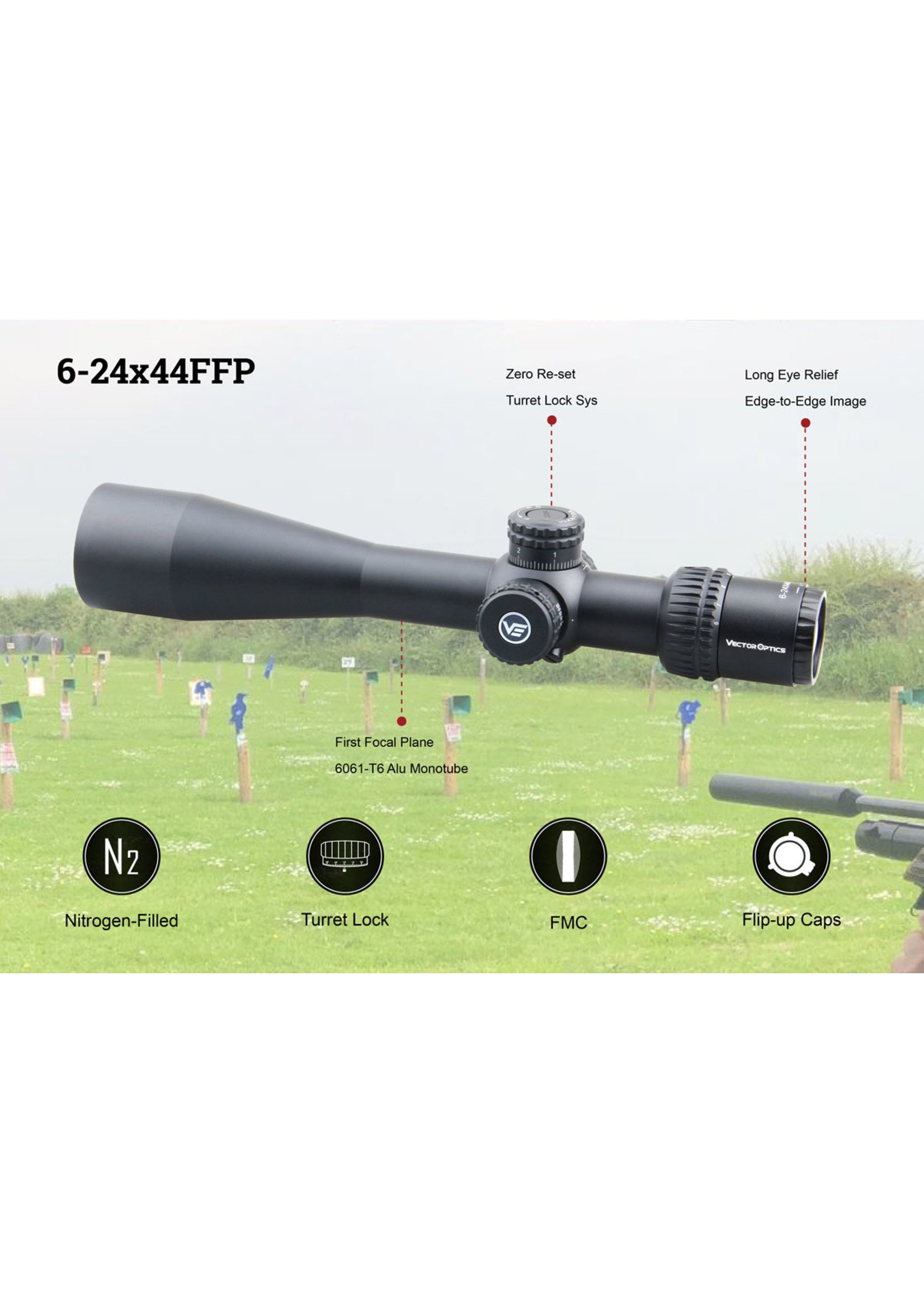 Vector Optics Vector Optics Veyron Series Short-Format Riflescope MARD