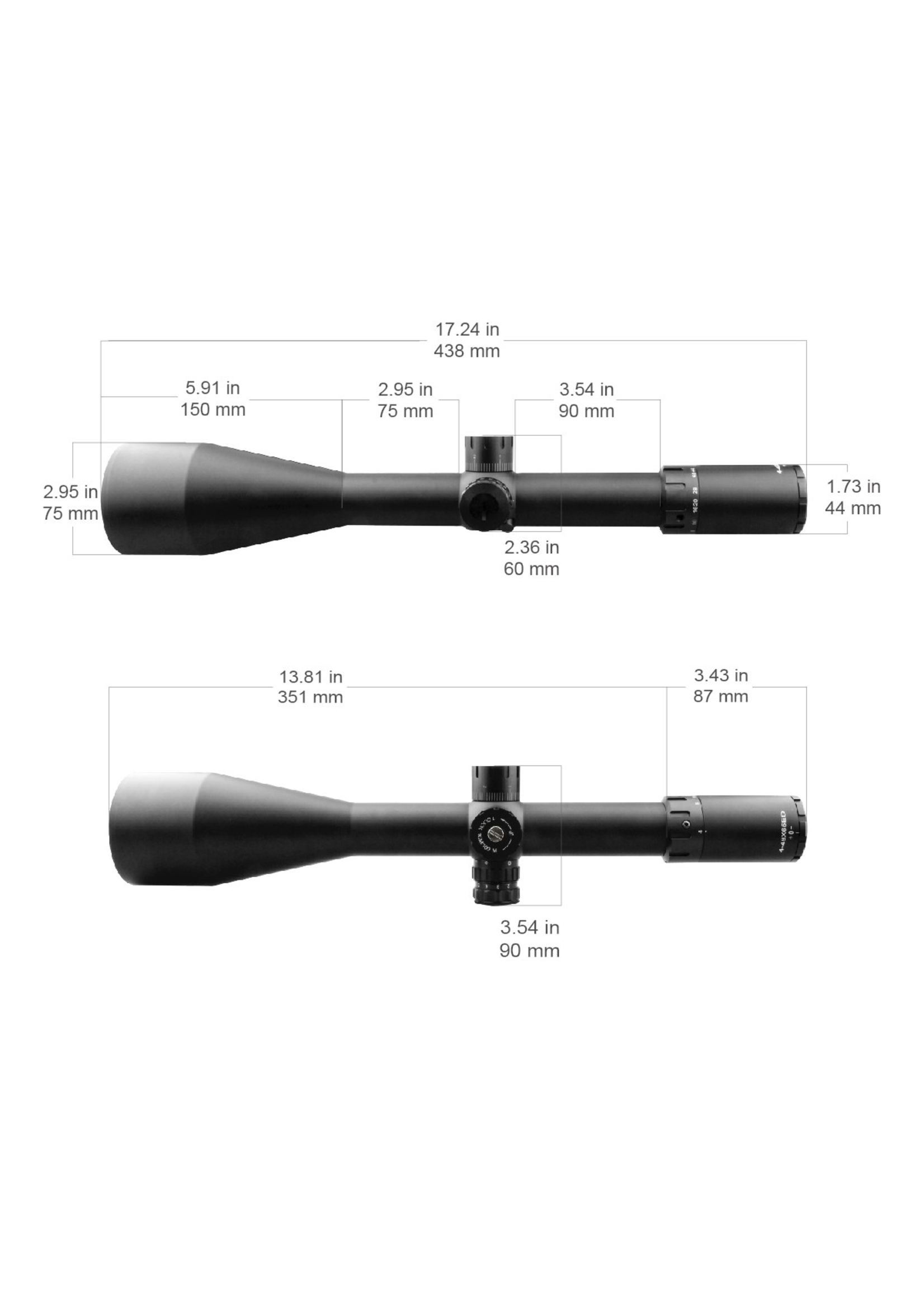 Vector Optics Vector Optics Zalam Series High Zoom ratio  Long Range ED-SFP  Riflescope