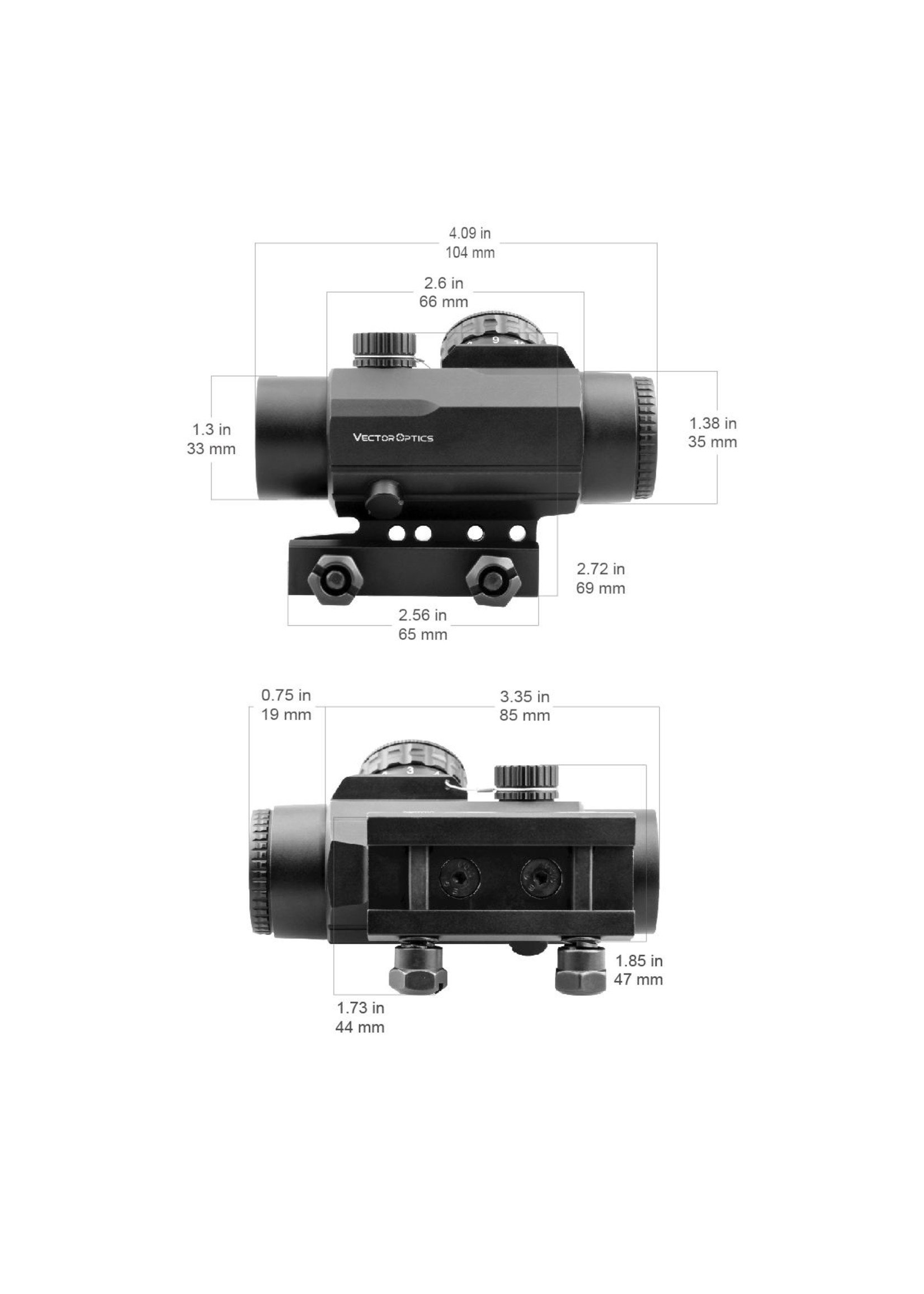 Vector Optics Calypos series Prism Scope - opticspice.ca