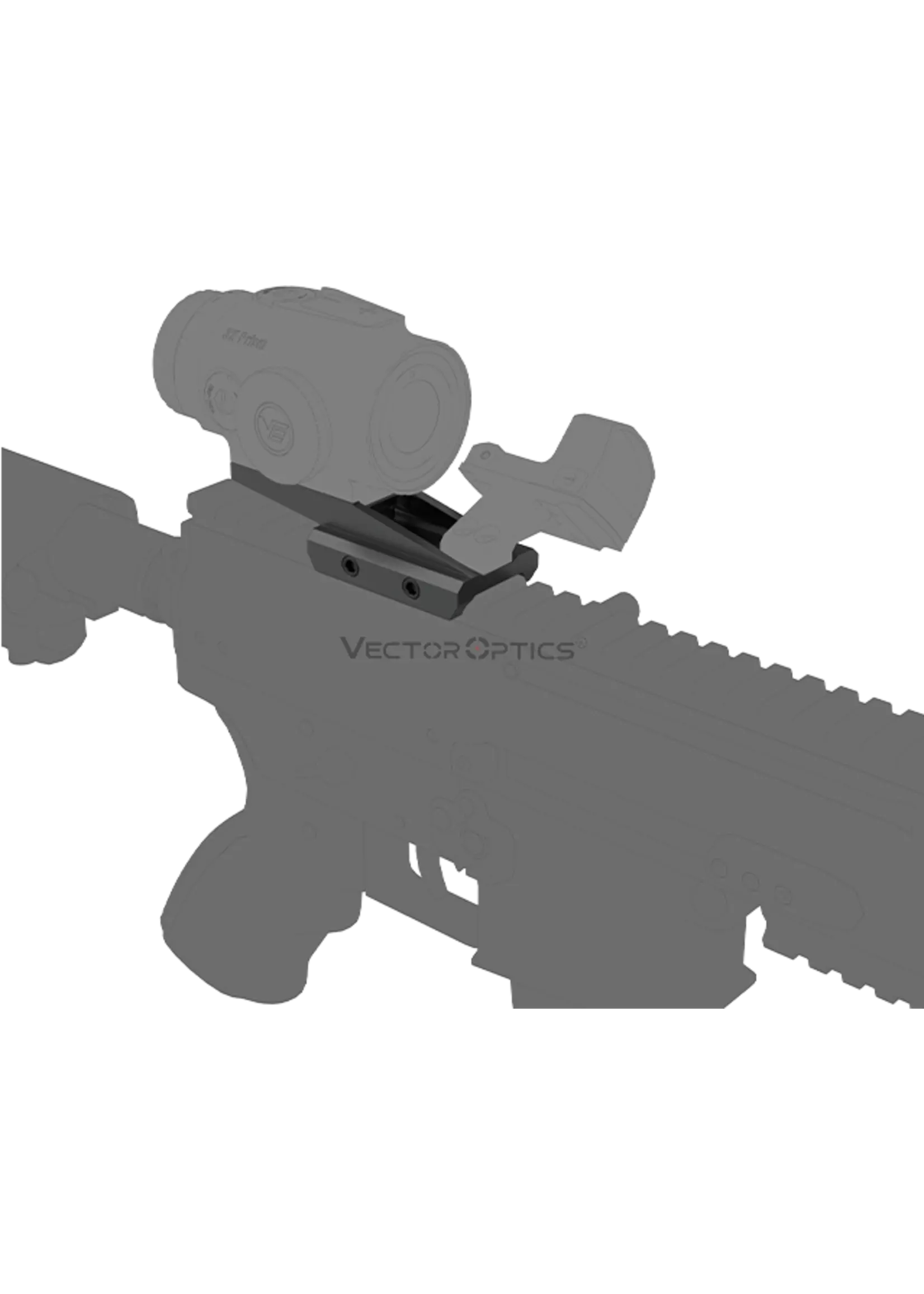 Vector Optics Vector Optics RUM Cantilever Picatinny Riser Mount for Paragon  Micro Prism Scope