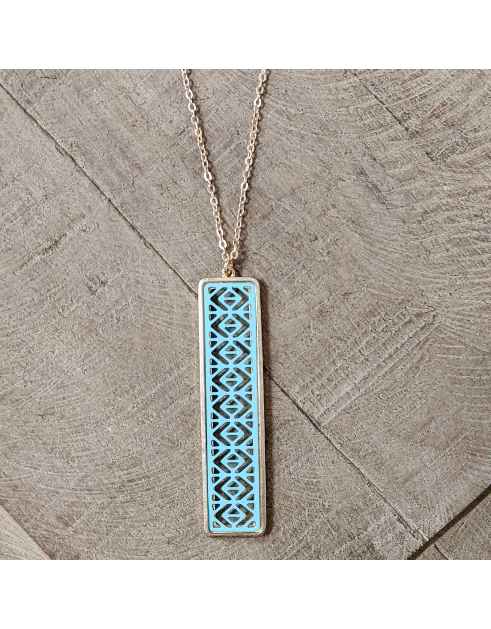 Bo B.K.  Designs Necklace Color Bar Turquoise