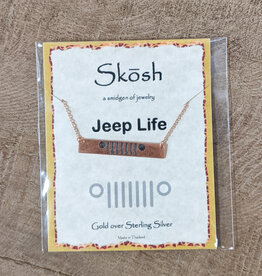 Necklace Jeep Bar Rose Gold