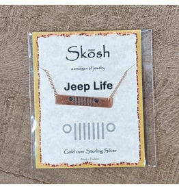 Necklace Jeep Bar Rose Gold
