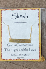 Necklace God Greater Gld Long