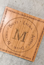 Cherry Plaque 5.5X5.5 Includes Laser Engraving