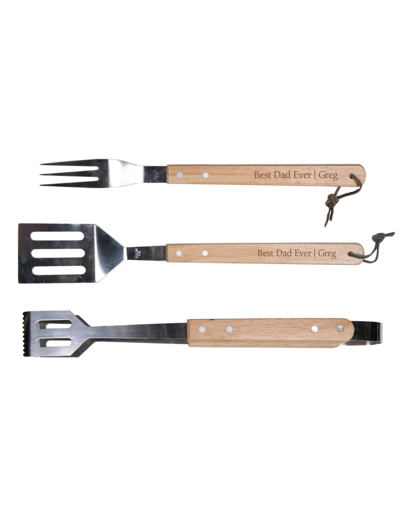 BBQ Tool Set Includes Laser Engraving Monograms Plus Cullman