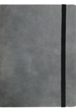 Notebook Grey Faux Leather Large Includes Laser Engraving