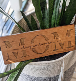 Cherry Plaque Rectangle Includes Laser Engraving
