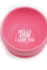 Suction Bowl Hello Food I Love You