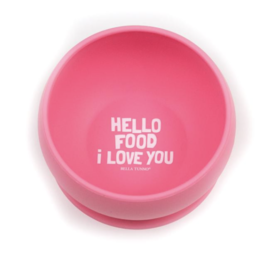 Suction Bowl Hello Food I Love You