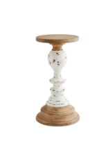 Candlestick Wooden Rustic SM