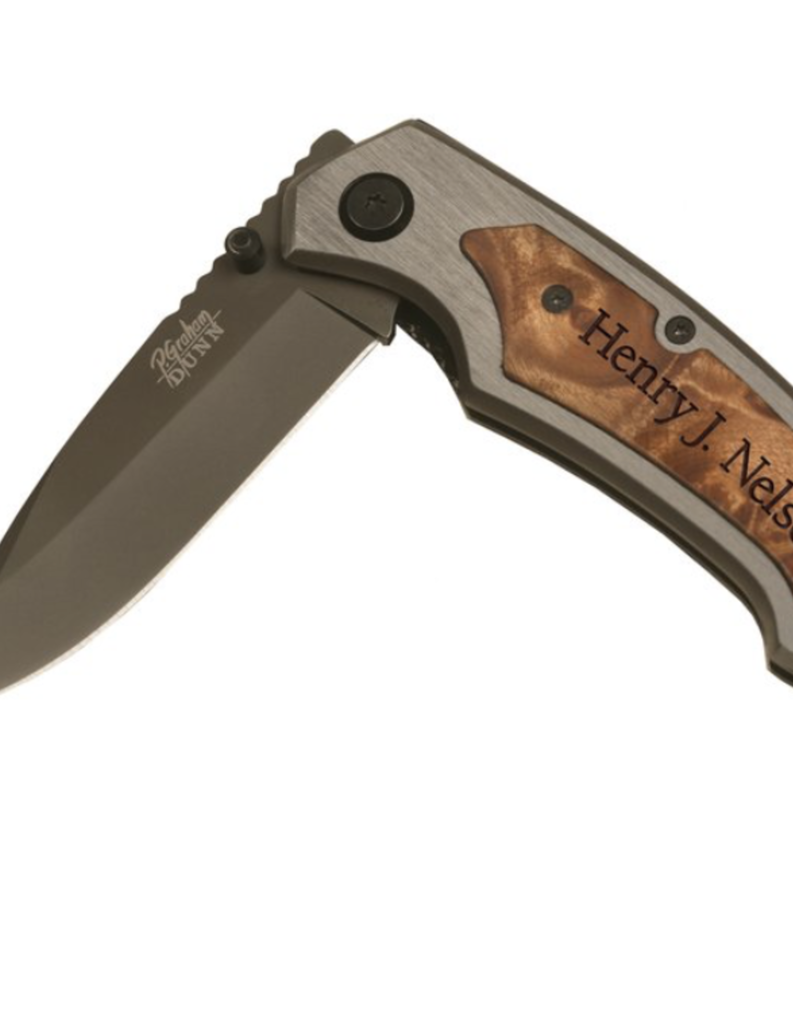 Pocket Knife With Clip LG Includes Laser Engraving