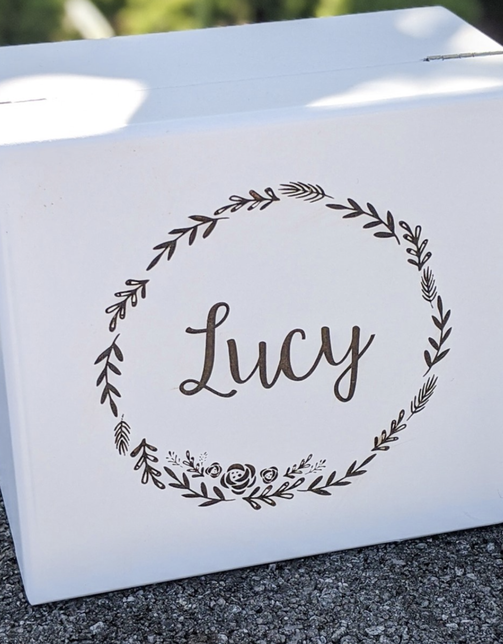 Jewelry Box Blank Includes Laser Engraving
