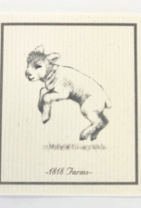 Dishcloth Jumping Lamb